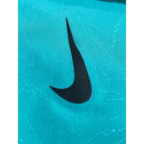 Nike Golf Polo Shirt Mens Size XL Hawaii Kapalua Golf Aqua Green Neck vent/Mesh - Picture 4 of 12